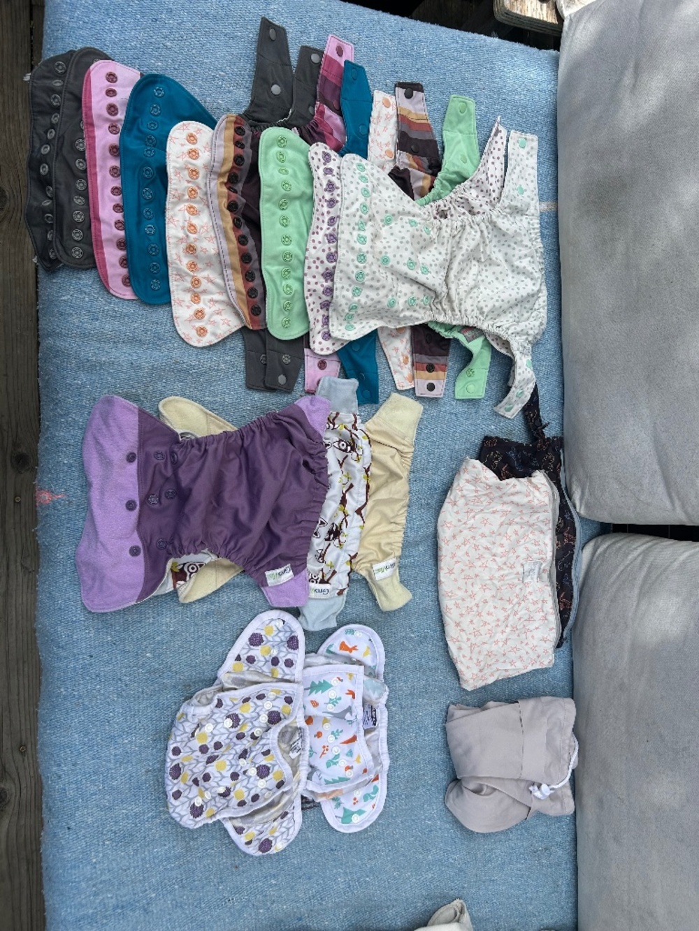 Cloth Diaper Lot - mostly organic